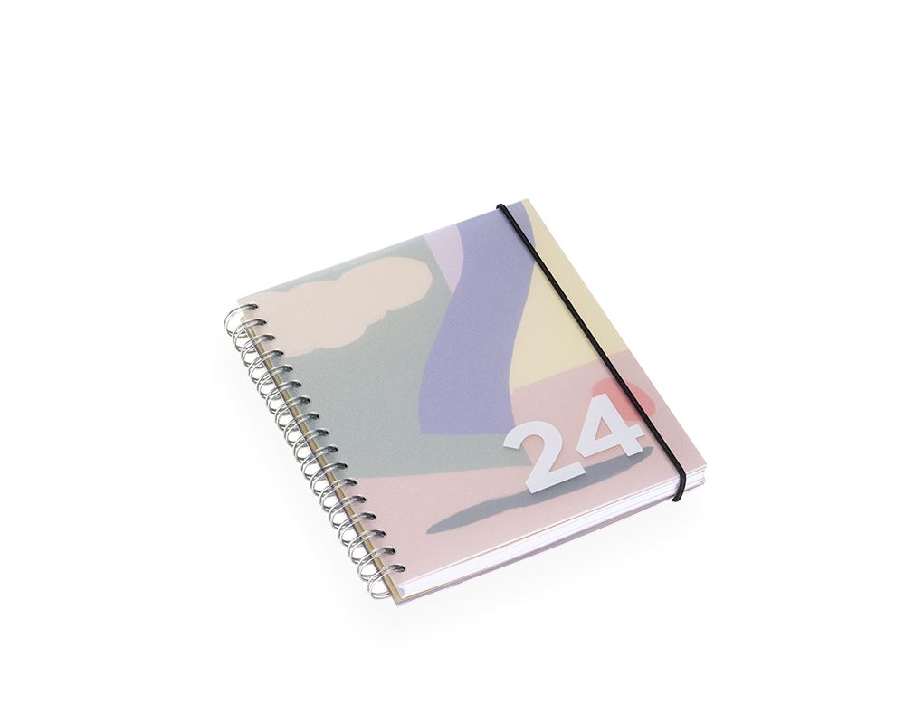 Bookbinders Design - Agenda 2024, à spirales, Illustration