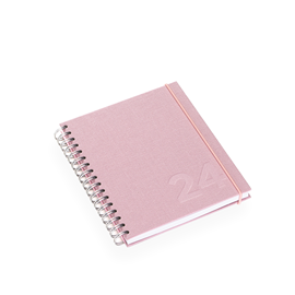 Kalender mit Ringbindung 2024, Dusty Pink