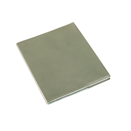 Leather Notebook Cover with Calendar 2024 inlay, Dusty Green