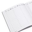 Leather Notebook Cover with Calendar 2024 inlay, Gold