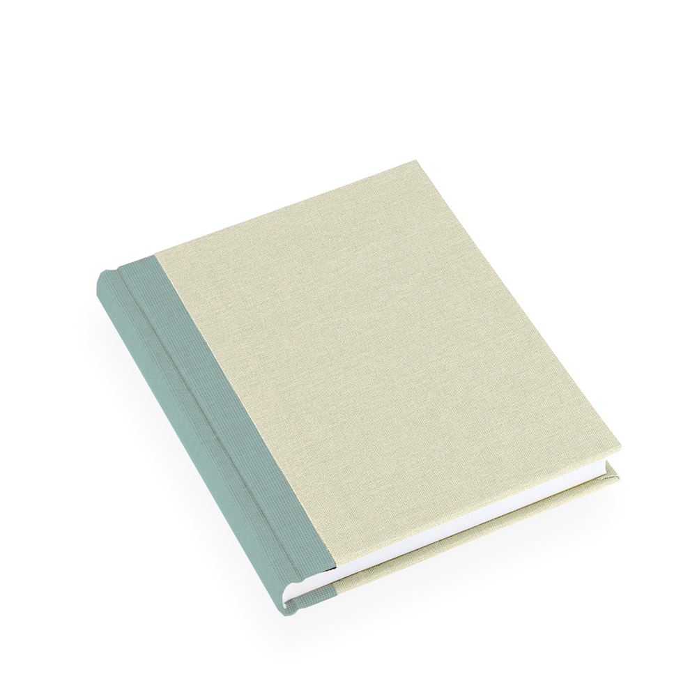Notebook Hardcover, Linden flower/Dusty green