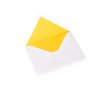 Enveloppe, papier coton, Sun Yellow