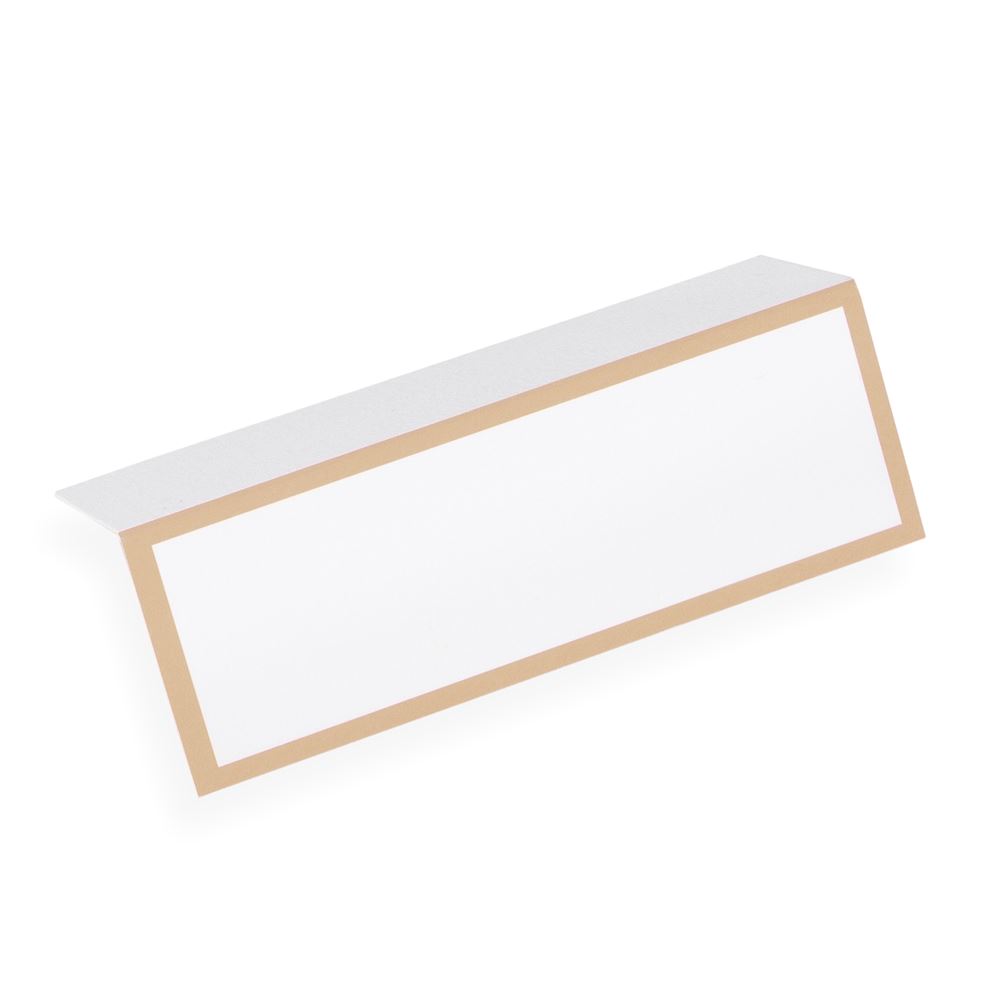 Place cards in cotton paper, Sand Brown