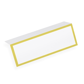 Tischkarten aus Baumwollpapier, Sun Yellow