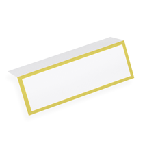 Place cards in cotton paper, Sun Yellow