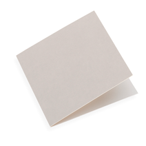 Folded card, Pebble Grey