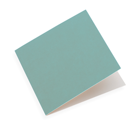 Folded card, Dusty Green