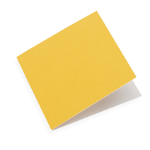 Folded card, Sun Yellow