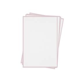 Briefpapier, Dusty Pink
