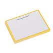 Correspondence cards with embossing, Sun Yellow