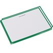Correspondence cards with embossing, Clover Green