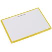 Correspondence cards with embossing, Sun Yellow