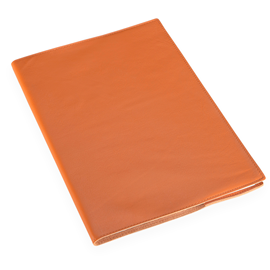 Notizbuch mit Ledereinband, Orange