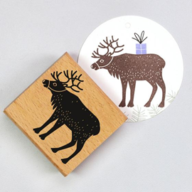 Stamp Reindeer