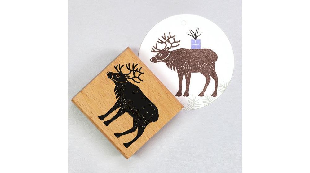 Stamp Reindeer