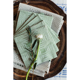 Paper napkin, Norrlandskrus, green