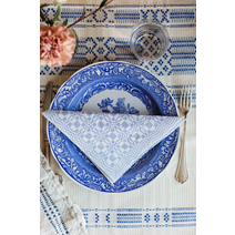 Paper napkins, Tällbergskrus, blue
