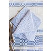 Paper napkins Tällbergskrus, blue 20-pack