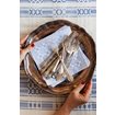 Paper napkins, Tällbergskrus, blue