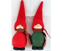 TOMTE M.RÖDGR.HALSD.12CM