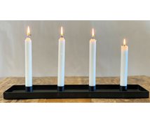 4-CANDLE FORM 47X12CM