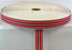 RIBBON 20MM REDBLACKNATURAL 25m/roll