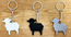 KEYRING LAMB 43MM