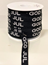 BAND 12MM GOD JUL SVART VIT TEXT 25m/rulle