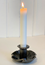 HANDSM.SMIDESLJUSSTAKE BLOMMA D.9,5CM