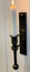 HANDWR.IRON WALL CANDLEHOLDER 25CM