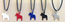 CHARM DALAHORSE WITH LEATHERRIBBON