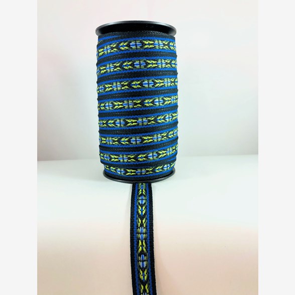 RIBBON 16MM BLACKBLUEGREEN 25m/roll
