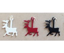 CHARM IRON REINDEER 23MM