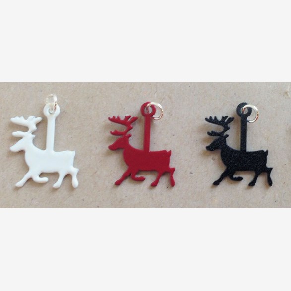CHARM IRON REINDEER 23MM