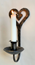 HANDWR.WALL CANDLEHOLDER HEART 27CM