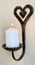 HANDWR.WALL BLOCK CANDLEH.HEART 27CM