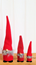 SANTA WITH LONG HAT RED