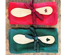 SET TOWEL AND CUTOUT KNIFE