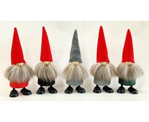 TOMTE MED RENSKINNSSKÄGG OCH LUVA 18CM