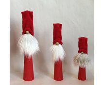 LONG SANTA REINDEERSK.RED WITH RED HAT