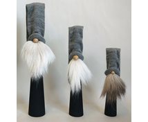 LONG SANTA REINDEERSK.BLACK GREY HAT