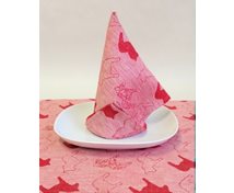 NAPKIN 45X45CM HORSE/WHITE 2-P