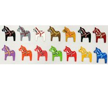 HORSE 70MM HAND DECORATED WITH MAGNET