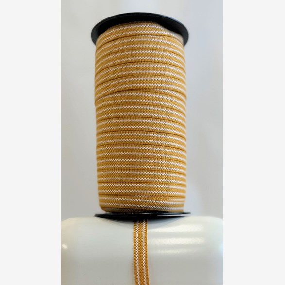 RIBBON 7MM OCKRAWHITE 100m/roll