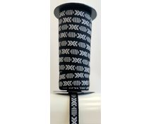 BAND REFL.12MM SILV.SVART LEKSANDSBAND25m/rulle