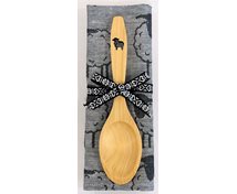 SET BLACKWH.TOWEL/SPOON