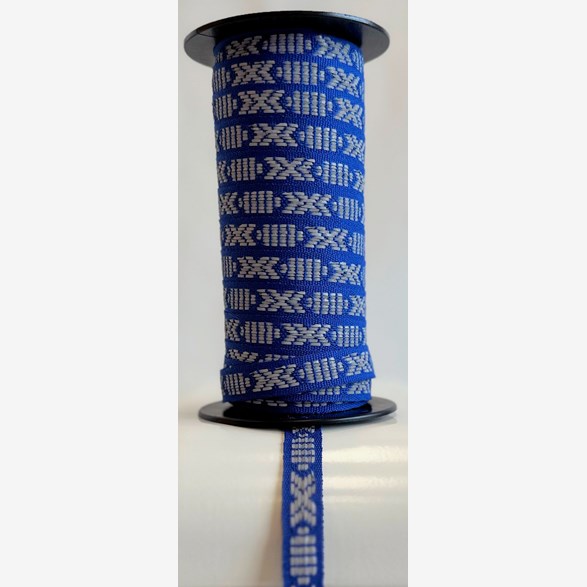 RIBBON 12MM SILVERBLUE  25m/roll