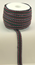 RIBBON 12MM BL.REDGR, GOOSEEYE 25m/roll