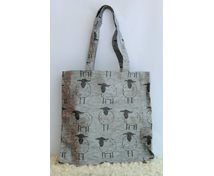 AXELREMSBAG 35X32CM SV.FÅR/VIT