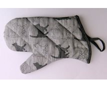 GLOVE BL.CAT/WHITE